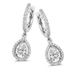 Boucles D'oreilles En Argent Avec Motif En Forme De Goutte Naiomy Silver - Femme - Yin - N3R54