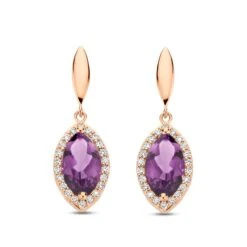 Boucles D'oreilles Etna - Améthyste - One More - Etna 065220BA