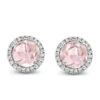 Boucles D'oreilles Quartz Rose Et Diamants - One More - Etna 050676XA -Accessoires De Mode ori boucles d oreilles quartz rose et diamants one more etna 050676xa 36427