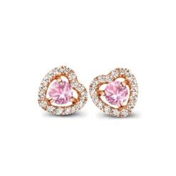 Boucles D'oreilles Saphir Rose Et Diamants One More - Salina 051385XA