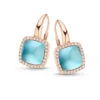 Boucles D'oreilles Topaze Sky Blue Sur Nacre Et Diamants One More - Pantelleria 062374TN -Accessoires De Mode ori boucles d oreilles topaze sky blue sur nacre et diamants one more pantelleria 062374tn 37033