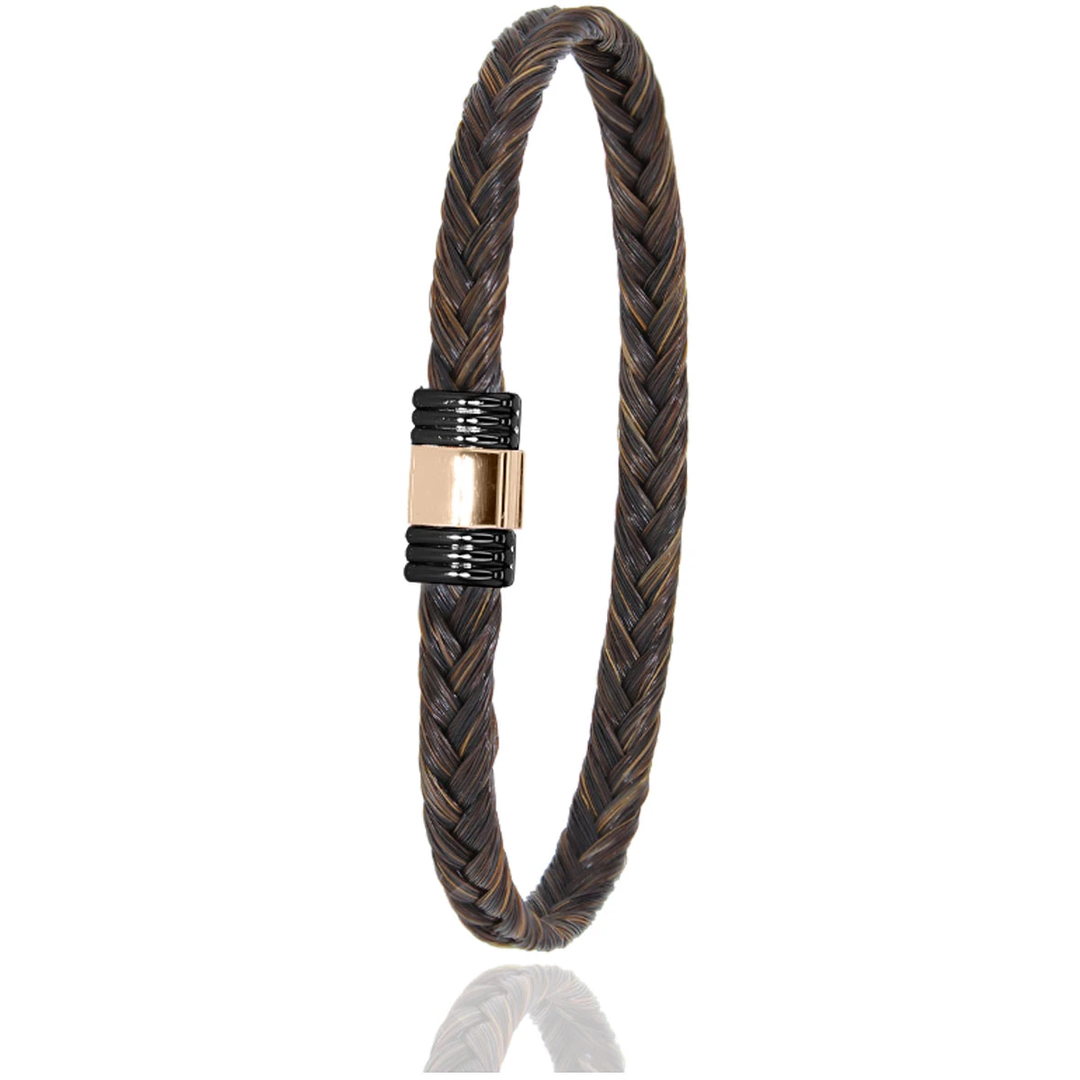 Bracelet Crin De Cheval Fermoir Acier PVD Et Or En Crin De Cheval PVD Et Or 0.42g Nymphea -614NCHMORrose 3 Bracelet Crin De Cheval Fermoir Acier PVD Et Or En Crin De Cheval PVD Et Or 0.42g Nymphea -614NCHMORrose