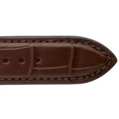 Bracelet De Montre Crocodile Homme De Couleur Gold -Isabella - 18614-02 -Accessoires De Mode ori bracelet crocodile homme de couleur gold isabella 18614 02 25495 30787