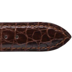 Bracelet De Montre Crocodile Unisexe De Couleur Miel -Nymphea - 18124-06 -Accessoires De Mode ori bracelet crocodile unisexe de couleur miel nymphea 18124 06 25864 31882