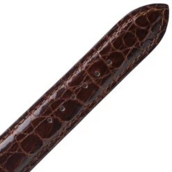 Bracelet De Montre Crocodile Unisexe De Couleur Miel -Nymphea - 18124-06 -Accessoires De Mode ori bracelet crocodile unisexe de couleur miel nymphea 18124 06 25864 31883