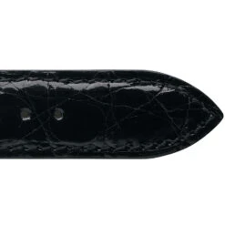 Bracelet De Montre Crocodile Unisexe De Couleur Noir -Élizane - 18124-01 -Accessoires De Mode ori bracelet crocodile unisexe de couleur noir elizane 18124 01 25861 31868