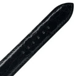 Bracelet De Montre Crocodile Unisexe De Couleur Noir -Élizane - 18124-01 -Accessoires De Mode ori bracelet crocodile unisexe de couleur noir elizane 18124 01 25861 31869