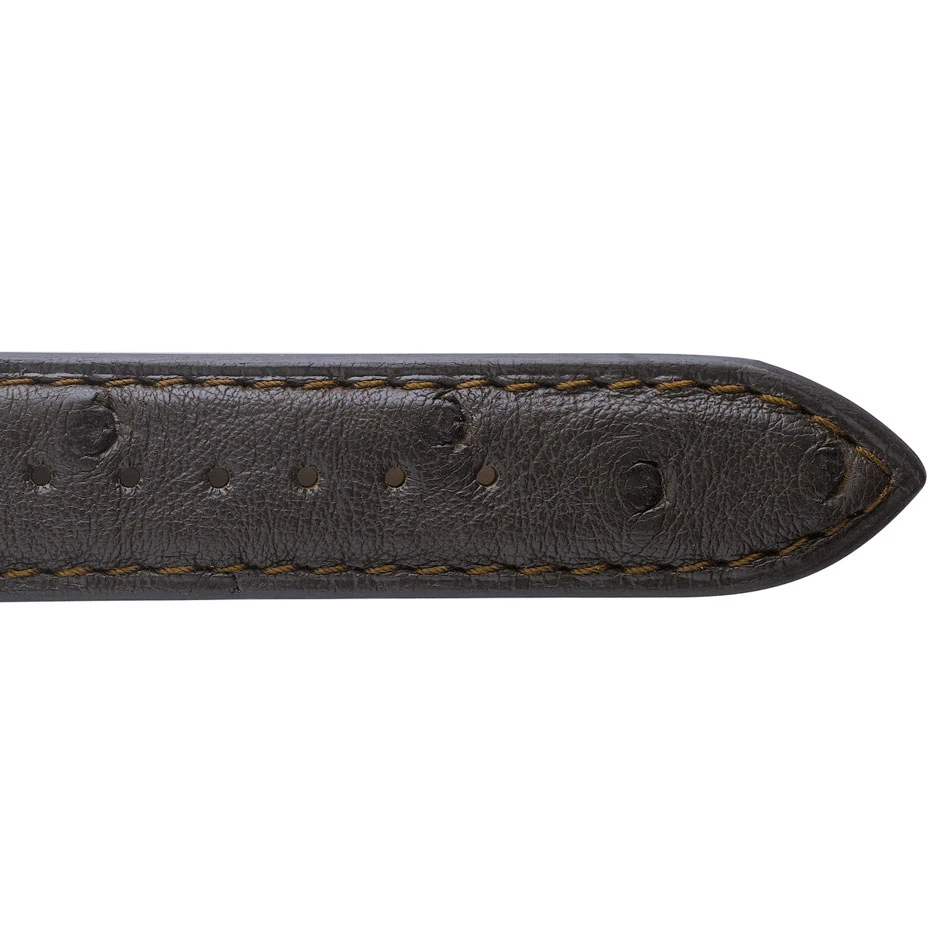 Bracelet Montre Autruche Mat Marron Vaiarava - 18108-03 3 Bracelet Montre Autruche Mat Marron Vaiarava - 18108-03