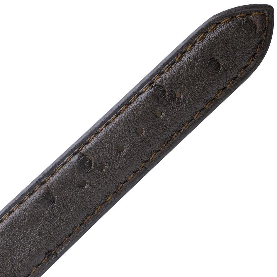 Bracelet Montre Autruche Mat Marron Vaiarava - 18108-03 5 Bracelet Montre Autruche Mat Marron Vaiarava - 18108-03 – Image 3