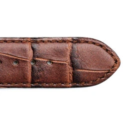 Bracelet Montre Veau Façon Croco Marron Sabrina - 15625-03 -Accessoires De Mode ori bracelet montre veau facon croco marron sabrina 15625 03 25643 31590