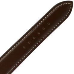 Bracelet Montre Veau Sellier Marron Surpiqure Ecru - Unisexe - Emma - 18101E-03 -Accessoires De Mode ori bracelet montre veau sellier marron surpiqure ecru unisexe emma 18101e 03 25595 31370