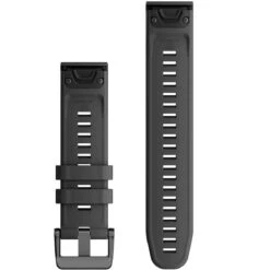 Bracelet QuickFit, 22mm, Silicone, Graphite - Garmin - 010-13280-09 -Accessoires De Mode ori bracelet quickfit 22mm silicone graphite garmin 010 13280 09 46219 68883