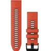 Bracelet QuickFit, 26mm, Silicone, Rouge Feu / Graphite - Garmin - 010-13281-04 -Accessoires De Mode ori bracelet quickfit 26mm silicone rouge feu graphite garmin 010 13281 04 46203