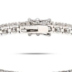 Bracelet Rivière De Diamants - 41 Pierres 10 Ct Diamant Blanc G-VS En Or Jaune - Naïla - JM-BRAC07 -Accessoires De Mode ori bracelet riviere de diamants 41 pierres 10 ct diamant blanc g vs en or jaune naila jm brac07 48516 71870