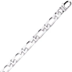 Chaine Argent Maille Alternée 38g - 6 Mm - Isis - 301268C