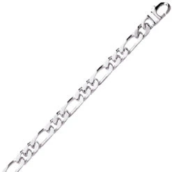 Chaine Argent Maille Alternée 40.2g - 6 Mm - Debora - 301274C