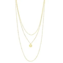 Chaine En Or Fantaisie Motif Ascendance 6.5g Bora Bora - XCOAS3