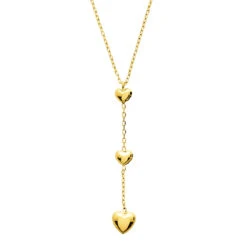 Chaine En Or Fantaisie Motif Coeur 1.25g Clémence - 7669