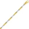 Chaine En Or Jaune Et Blanc Fantaisie 3mm 14.8g Kélianne - 7314G -Accessoires De Mode ori chaine en or jaune et blanc fantaisie 3mm 14 8g kelianne 7314g 42942