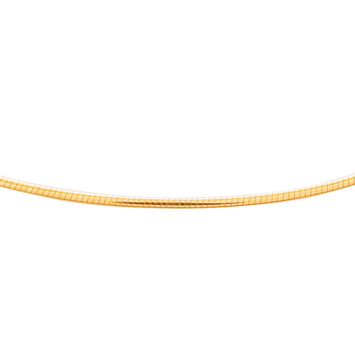 Chaine En Or Maille Oméga 1.5 Mm Kira - 2263.2 3 Chaine En Or Maille Oméga 1.5 Mm Kira - 2263.2