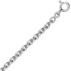 Chaîne Or Maille Forçat Ronde 9 Carats 2.8g -9KFR45GR-Eleonora