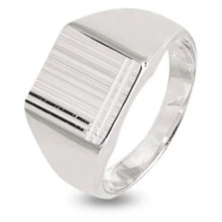 Chevalière En Argent 925 - 9.5 G - Elodie- 337427