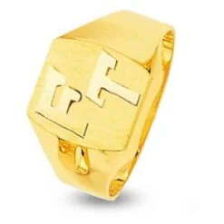 Chevalière Or Jaune Or 18 Ct - 750/1000 - 3.56 G - Keiko - 670132M