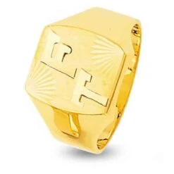 Chevalière Or Jaune Or 18 Ct - 750/1000 - 5.03 G - Lushai - 670130M