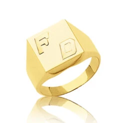 Chevalière Or Jaune Or 18 Ct - 750/1000 - 6.7 G - Camilla - 11018 -Accessoires De Mode ori chevaliere or jaune or 18 ct 750 1000 6 7 g camilla 11018 2709 2130