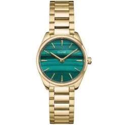 Cluse Féroce Mini Steel - Green & Gold - - CW11702