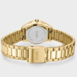 Cluse Féroce Mini Watch Steel, Blue Pearl, Gold Colour - - CW11707 -Accessoires De Mode ori cluse feroce mini watch steel blue pearl gold colour cw11707 46342 69251