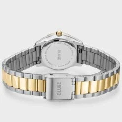 Cluse Féroce Mini Watch Steel, Silver, Bicolour - - CW11708 -Accessoires De Mode ori cluse feroce mini watch steel silver bicolour cw11708 46341 69245