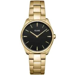 Cluse Féroce Petite Steel Black, Gold Colour - - CW11208