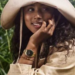 Cluse Féroce Petite Steel Black, Gold Colour - - CW11208 -Accessoires De Mode ori cluse feroce petite steel black gold colour cw11208 40392 55879