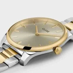 Cluse Féroce Steel Silver Soft Gold - - CW0101212004 -Accessoires De Mode ori cluse feroce steel silver soft gold cw0101212004 35983 46456