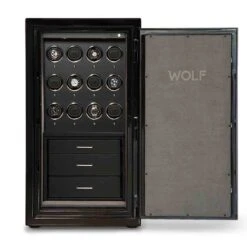 Coffre Montre Et Bijoux Wolf 1834 -ATLAS 12 PIECE WINDER SAFE - 491264