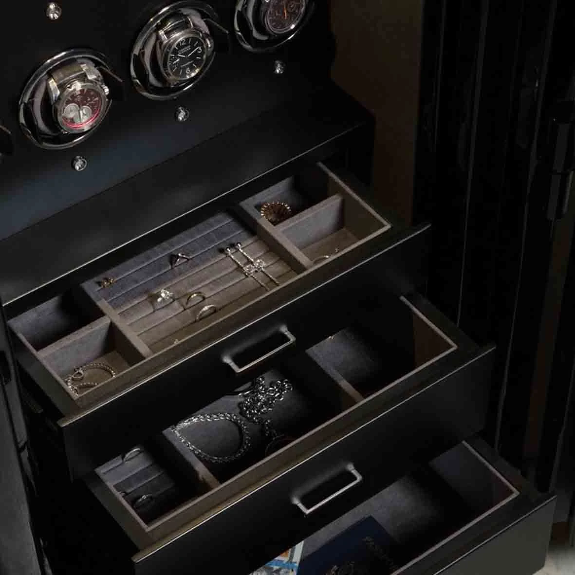 Coffre Montre Et Bijoux Wolf 1834 -ATLAS 12 PIECE WINDER SAFE - 491264 4 Coffre Montre Et Bijoux Wolf 1834 -ATLAS 12 PIECE WINDER SAFE - 491264 – Image 2