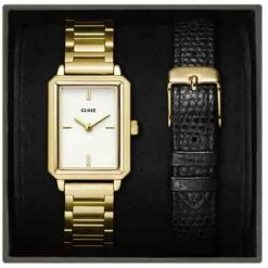 Cluse Coffret Fluette Watch - Bracelet - 28.5 Mm - CG11501 -Accessoires De Mode ori coffret fluette watch bracelet 28 5 mm cg11501 44732 66193