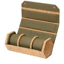 Coffret Montre Triple Roll Wolf 1834 - Cortiça - 668361