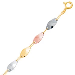 Collier 3 Ors Feuille D'or 6.85g Clémentine - 7658G