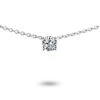 Collier Diamant Solitaire 0.15 Ct 0.15 Ct Or Blanc 3g Krystale - VAL1015 -Accessoires De Mode ori collier diamant solitaire 0 15 ct 0 15 ct or blanc 3g krystale val1015 23553