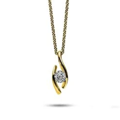 Collier Diamant Solitaire 0.15 Ct Or Blanc 2.3g Clarissa - 4F486 -Accessoires De Mode ori collier diamant solitaire 0 15 ct or blanc 2 3g clarissa 4f486 46433 69558