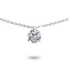 Collier Diamant Solitaire 0.20 Ct 0.20 Ct Or Blanc 1.3g Mylie - P2098FMPWAC60 -Accessoires De Mode ori collier diamant solitaire 0 20 ct 0 20 ct or blanc 1 3g mylie p2098fmpwac60 25477