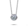 Collier Diamant Solitaire 0.20 Ct - Serti Clos 0.20 Ct Or Blanc 2.1g Poerava - 4B6666 -Accessoires De Mode ori collier diamant solitaire 0 20 ct serti clos 0 20 ct or blanc 2 1g poerava 4b6666 46416