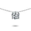 Collier Diamant Solitaire 0.40 Ct Serti Griffes 0.40 Ct Or Blanc 3g Violaine - VAL1040 -Accessoires De Mode ori collier diamant solitaire 0 40 ct serti griffes 0 40 ct or blanc 3g violaine val1040 23558