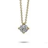 Collier Diamant Solitaire - 4 Griffes 0.20 Ct Or Jaune 1.42g Milena - 4D271 -Accessoires De Mode ori collier diamant solitaire 4 griffes 0 20 ct or jaune 1 42g milena 4d271 46428