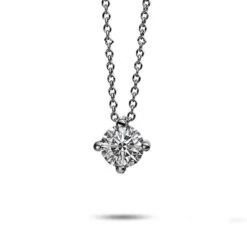 Collier Diamant Solitaire - 4 Griffes 0.20 Ct Or Jaune 1.42g Milena - 4D271 -Accessoires De Mode ori collier diamant solitaire 4 griffes 0 20 ct or jaune 1 42g milena 4d271 46428 69547