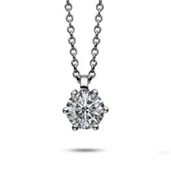 Collier Diamant Solitaire - 6 Griffes 0.30 Ct Or Jaune 1.58g Matsuo - 4D332 -Accessoires De Mode ori collier diamant solitaire 6 griffes 0 30 ct or jaune 1 58g matsuo 4d332 46422 69535