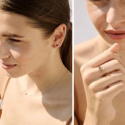 Collier Diamants 0.05 Ct - Lecarré - Anya - GD106OA -Accessoires De Mode ori collier diamants 0 05 ct lecarre anya gd106oa 46582 70258