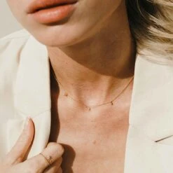 Collier Diamants 0.06 Ct - Lecarré - Loana - GD098OA -Accessoires De Mode ori collier diamants 0 06 ct lecarre loana gd098oa 46568 70190